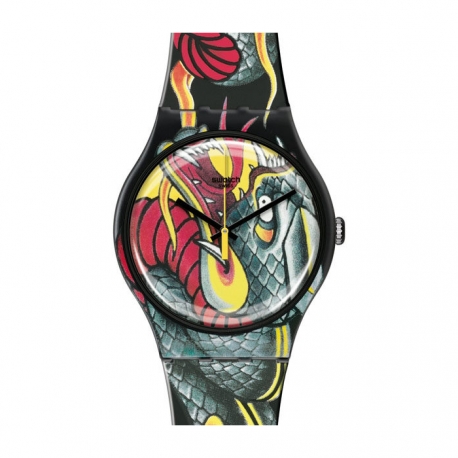 Swatch FIRED SNAKE by Tin-Tin