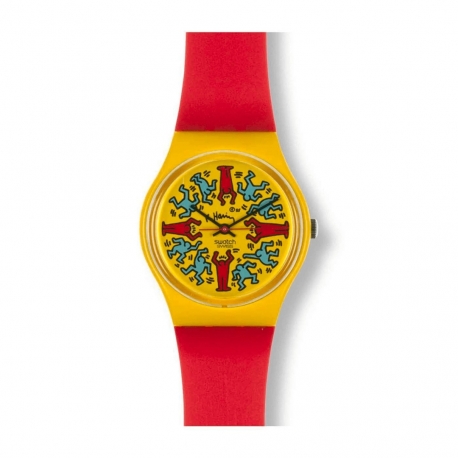 Swatch MODELE AVEC PERSONNAGES by Keith Haring